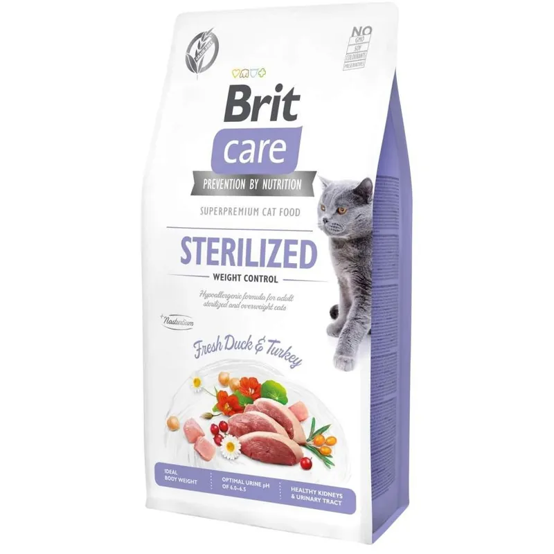 Missa inte - Brit Care Cat Grain Free Sterilized Weight Control