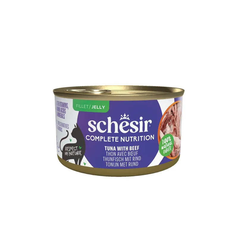 Bästsäljare | Schesir Cat Tuna & Beef 85 g