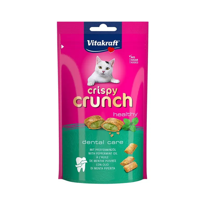 Vitakraft Crispy Crunch Peppermint 60 g | Nästan slut