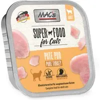 Finns nu - MAC‘s Cat kattfoder portionsform 16 x 100 g - Rent kalkonkött