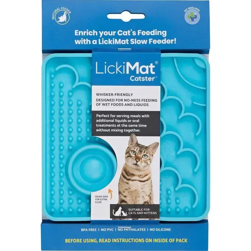 Nyhet i webbutiken - LickiMat Classic Catster Turkos