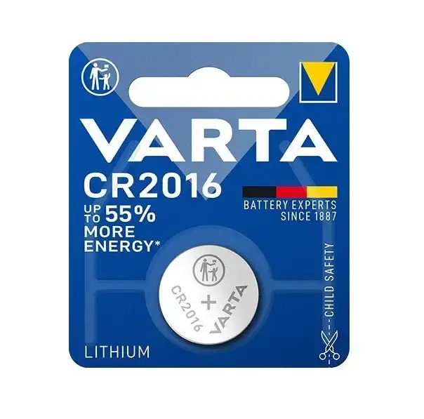Varta Lithium knappcell CR2016 | Få kvar i lager