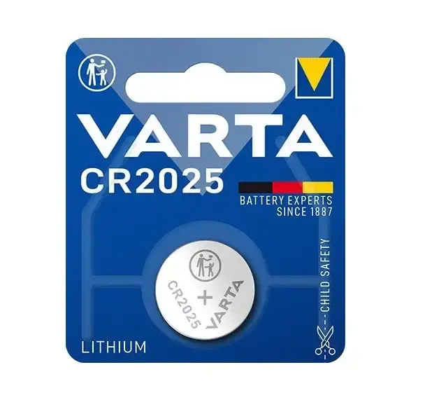 Varta Lithium knappcell CR2025 - Få kvar i lager