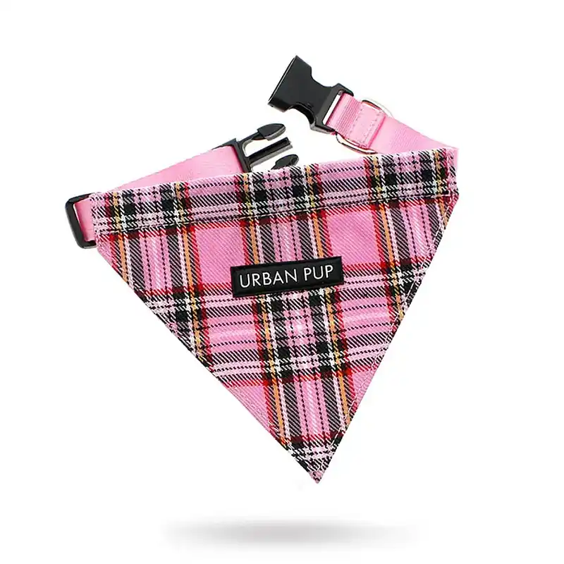 Pink Tartan Bandana | Fynd