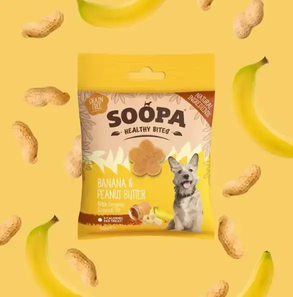 Specialpris - Soopa Bites Banan & Jordnötssmör