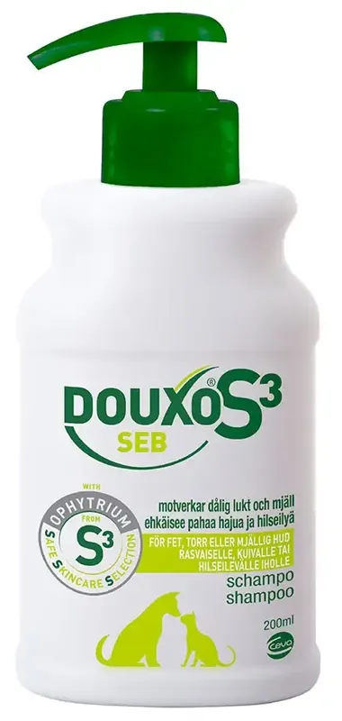 Ceva Douxo S3 Seb Schampoo 200 ml - Gratis retur
