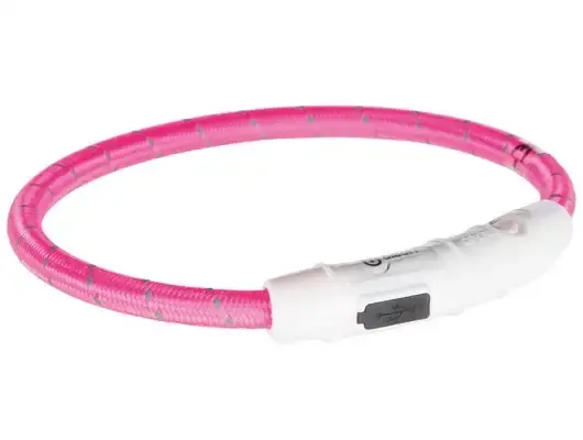 Kan beställas - Flash light ring USB ø 7 mm, rosa