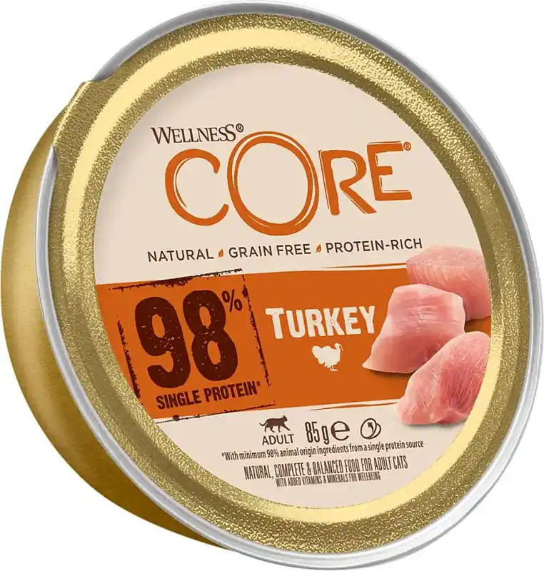 Core cat 98% turkey för katter 85 g | Nedsatt pris