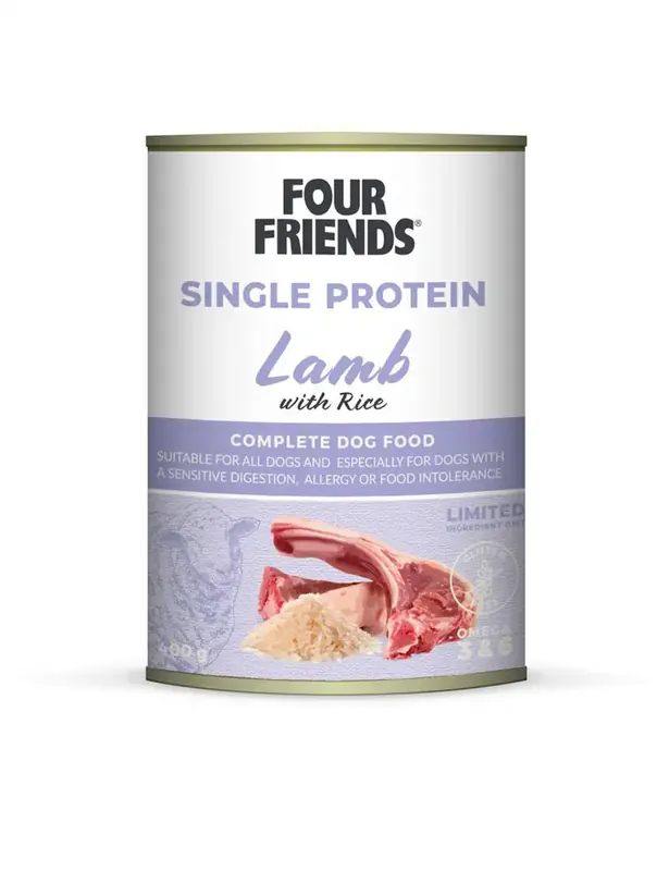 Nytt lägre pris - Single Protein Lamb & Rice Våtfoder för hund 400g-W453405