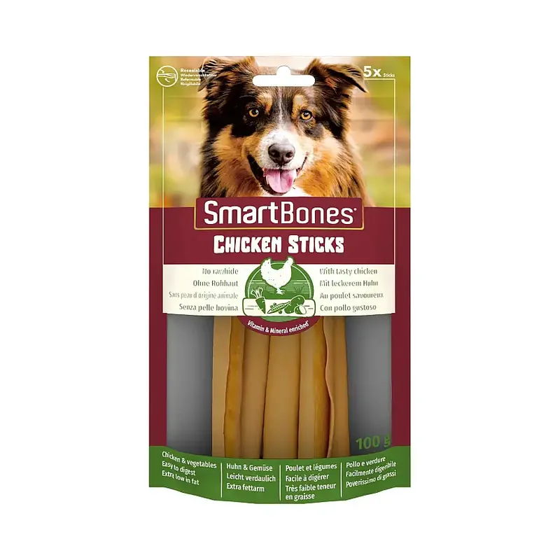 SmartBones Sticks Kyckling 5-pack | Kanonpris