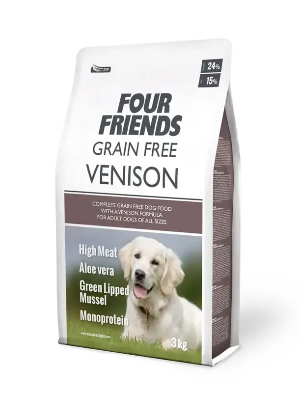 Grain Free Venison Torrfoder för hund-CW453355 | Enkel retur