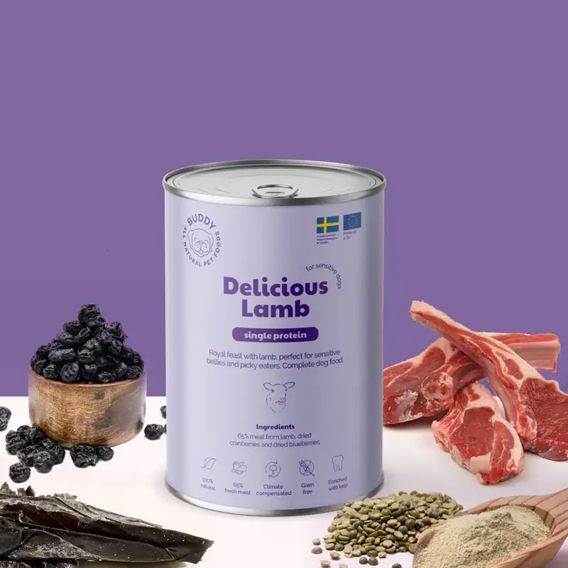 Buddy Delicious Lamb 400 g | Köp direkt