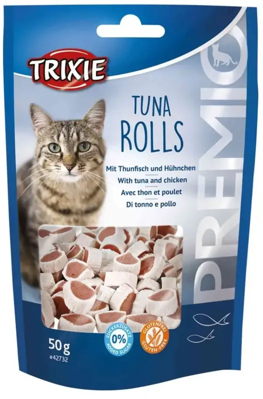 TRIXIE PREMIO Tonfiskrullar 50 g | Efterfrågad
