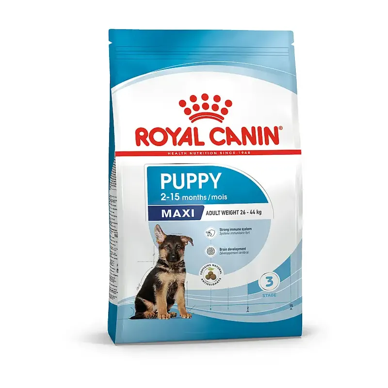 Expressleverans - Maxi Puppy Torrfoder för hund 15kg