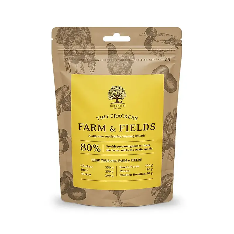 Essential Foods Farm & Fields Tiny Crackers Hundgodis 100 g | Handla nu