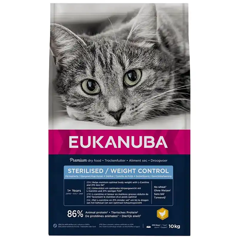 Eukanuba Cat Sterilised / Weight Control 10 kg | Rea
