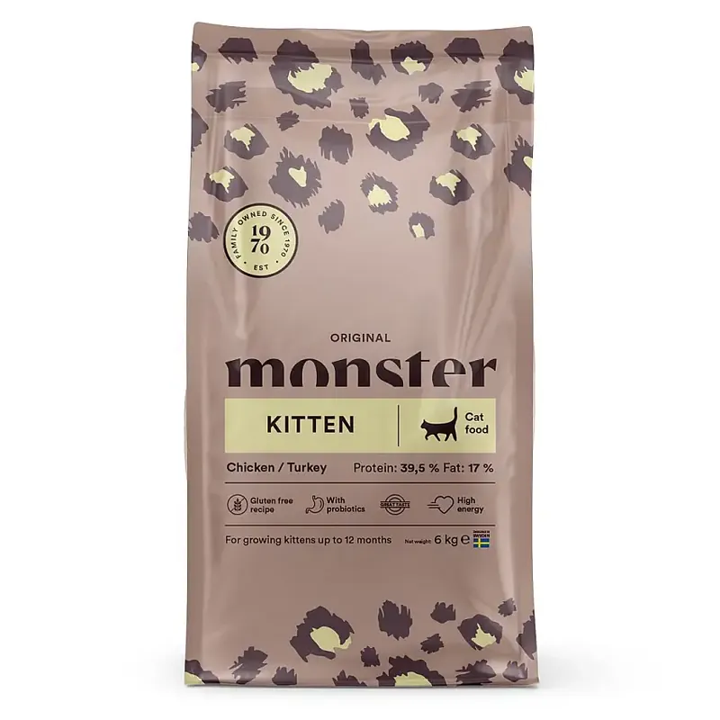 Sänkt pris - Monster Cat Original Kitten Chicken / Turkey