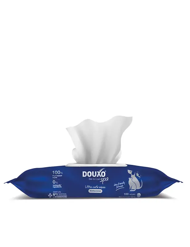 Få kvar i lager - Douxo Spa Multipurpose Wipes 100 st