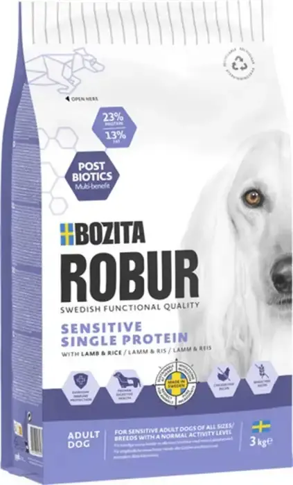 Robur Sensitive Single Protein Lamm 3kg - Extra bra pris