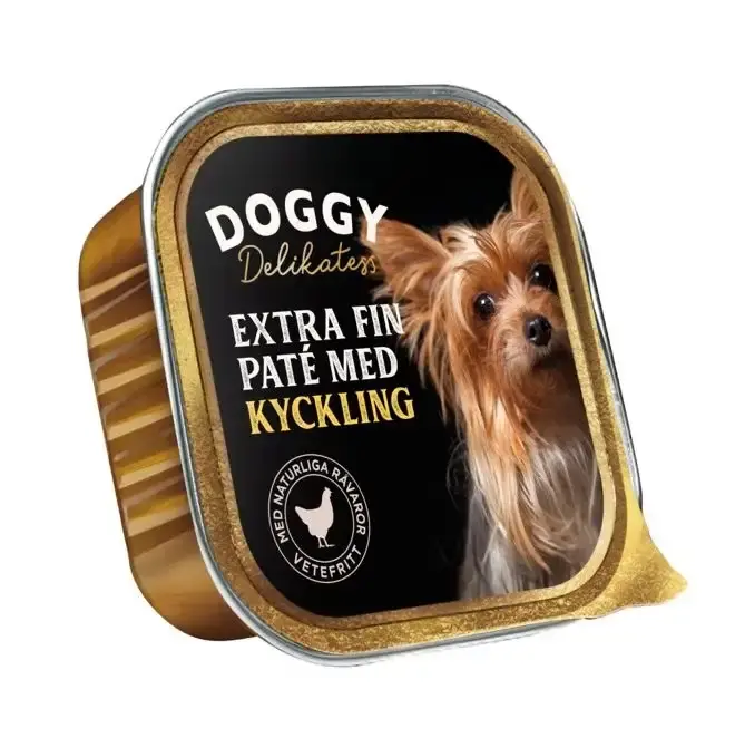 Delikatess Paté Våtfoder för hund Kyckling 150g-465861 - Begränsat lager