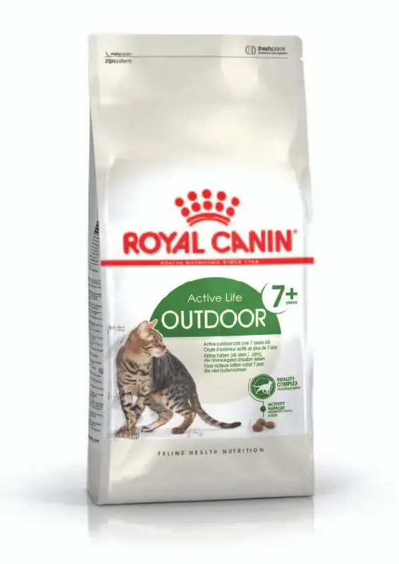 Outdoor 7+ Ageing Torrfoder för katt – 2 kg | Hög kvalitet