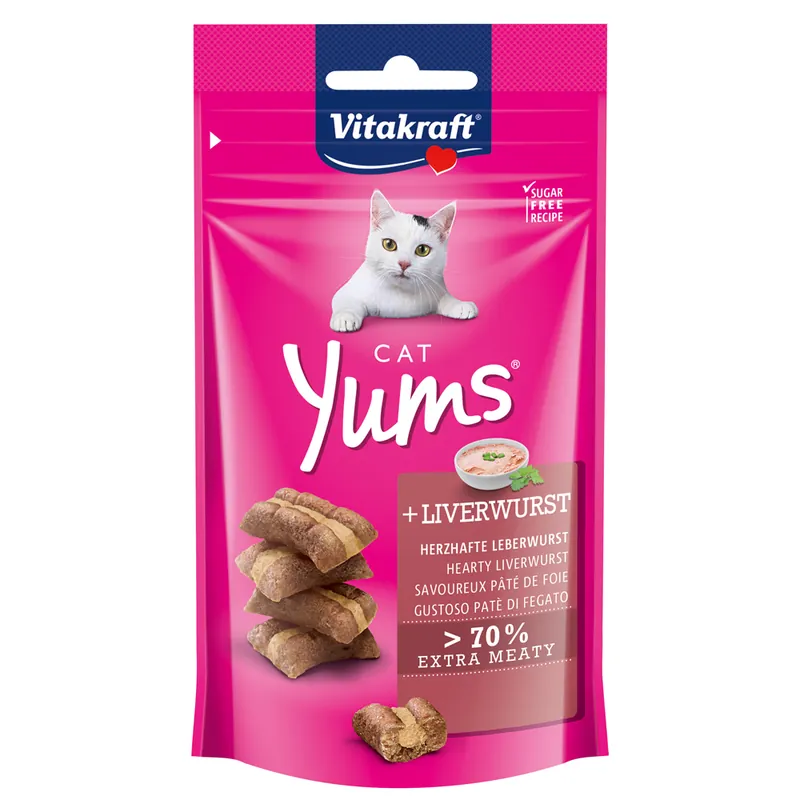 Vitakraft Cat Yums – 40 g Leverpastej | Specialerbjudande