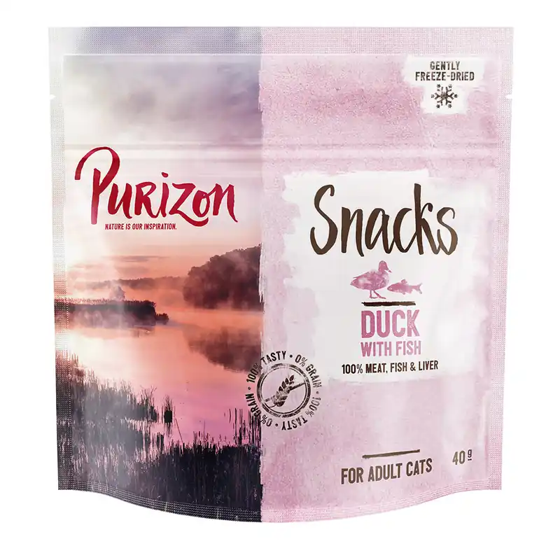 Purizon Snacks Duck & Fish – Grain Free – 40 g | Nytt i sortimentet