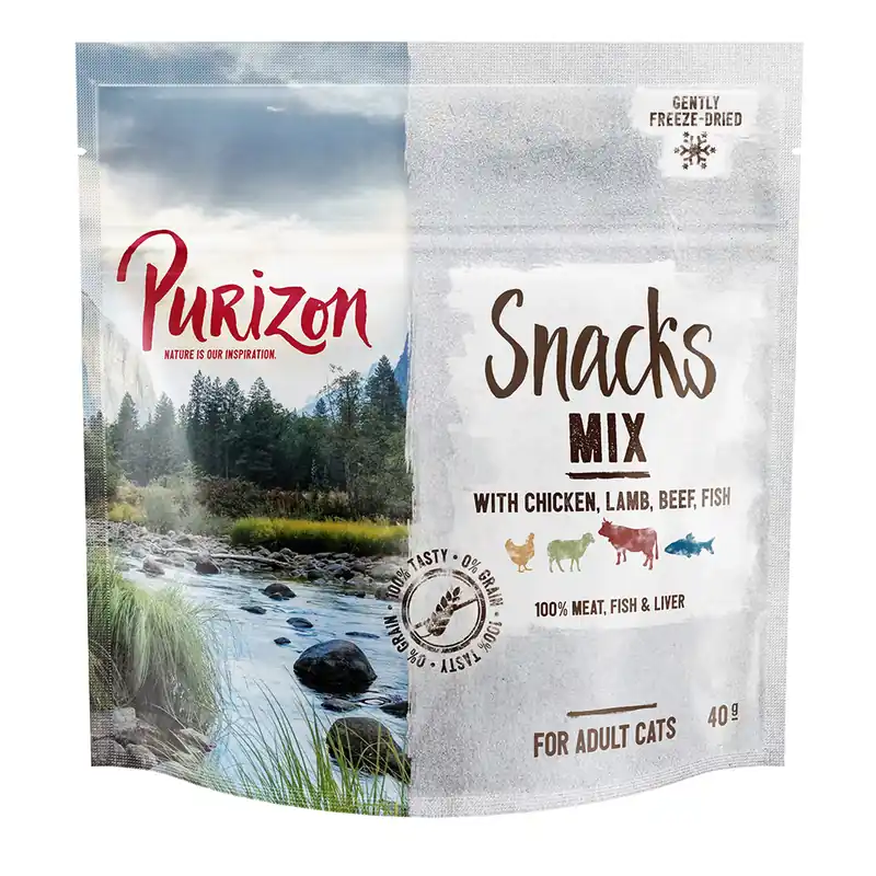 Mycket populär - Purizon Snacks Mix – Grain Free – 40 g