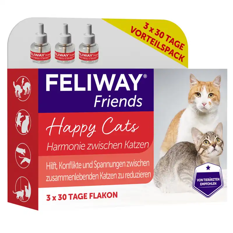 Feliway Friends Refill – Refill 3 x 48 ml - Prissänkt