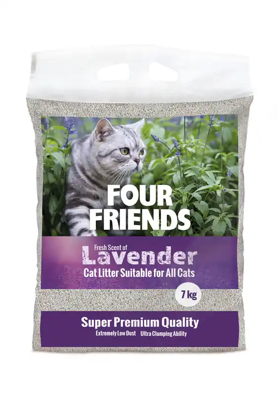 Efterfrågad | Lavender kattsand – 7 kg
