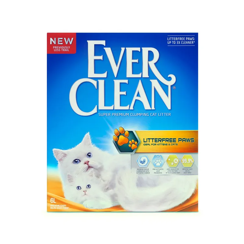Tryggt köp | Litterfree Paws kattsand – 6 L