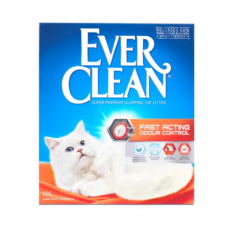 Fast Acting kattsand – 10 L | Hög kvalitet