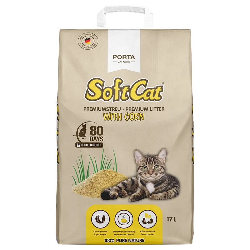 Porta SoftCat Corn – 17 l | Mycket efterfrågad