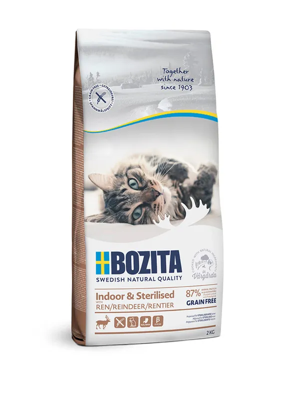 Storsäljare | Indoor & Sterilised Grain Free Kattfoder – 2 kg
