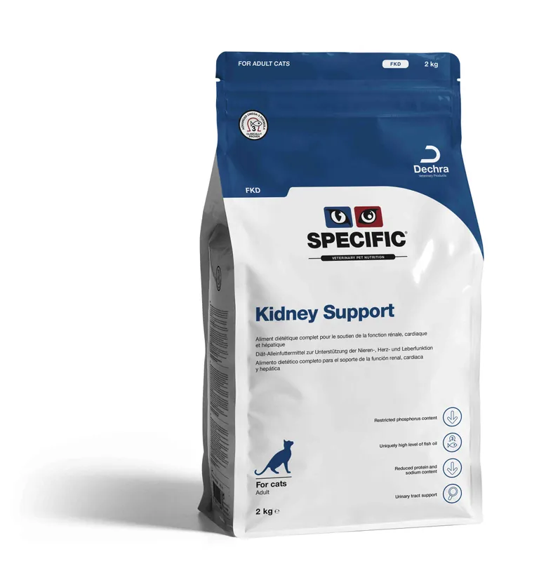 Bästsäljare | Kidney Support FKD Kattfoder – 2 kg