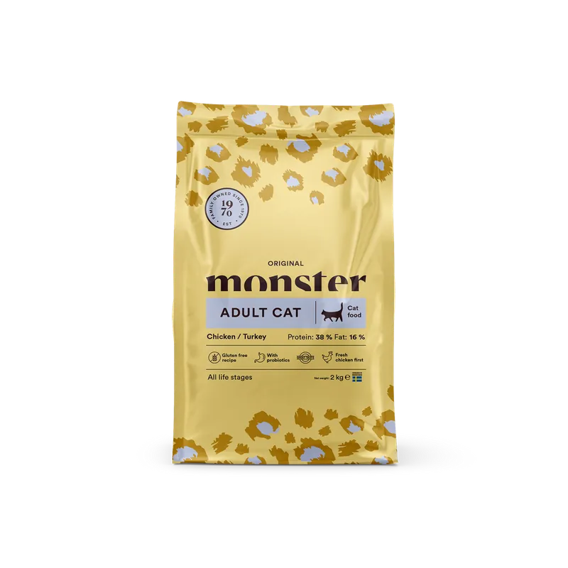 Fynd - Original Chicken & Turkey Adult All Breed Kattfoder – 2 kg