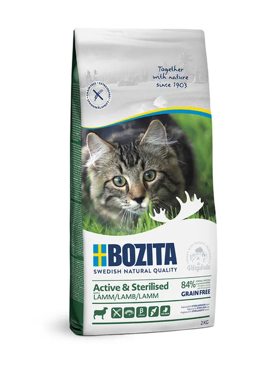 Riktigt fynd - Active & Sterilized Lamb Grain Free Kattfoder – 2 kg