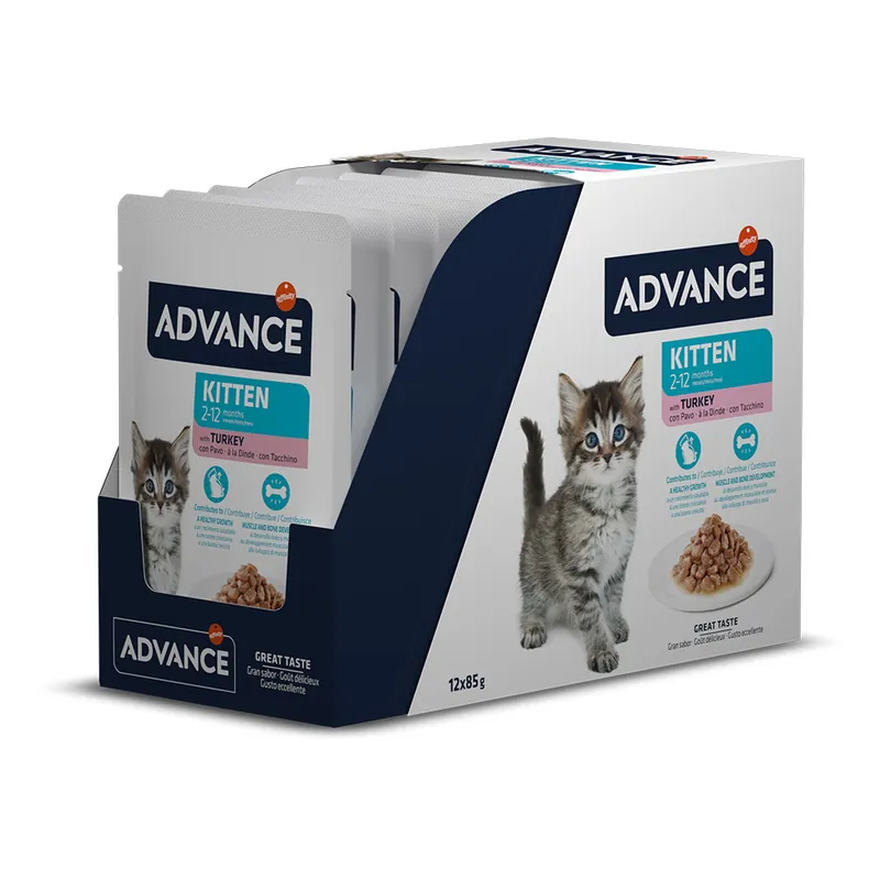 Efterfrågad - Advance Kitten Turkey – 24 x 85 g