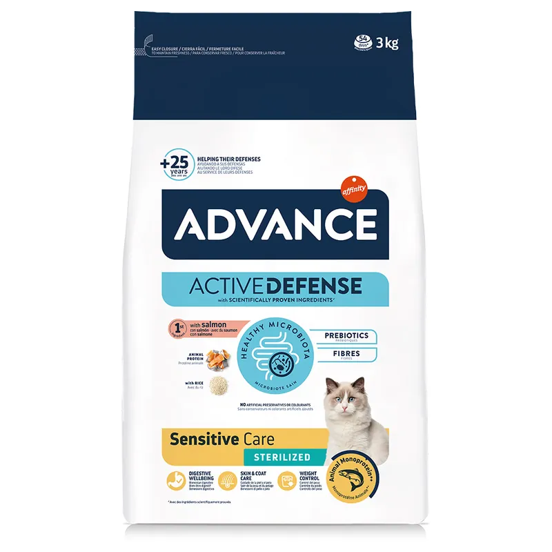 Begränsat lager | Advance Sterilized Sensitive – Ekonomipack 2 x 1,5 kg