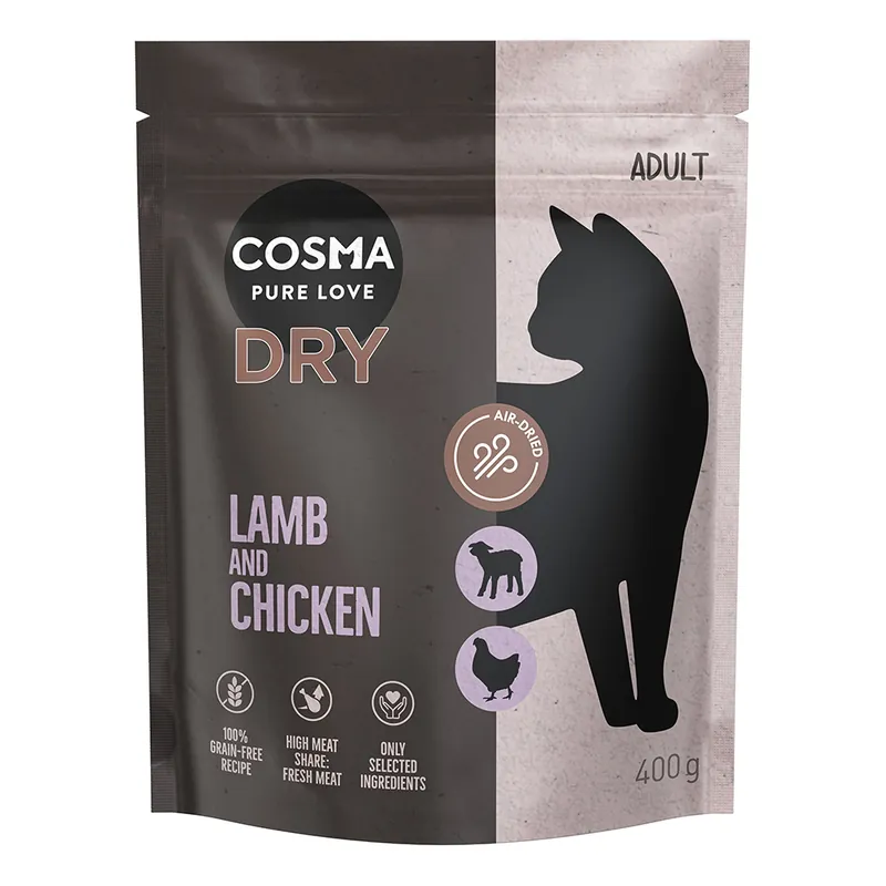 Bara denna vecka - Cosma torrfoder lamm & kyckling – 400 g