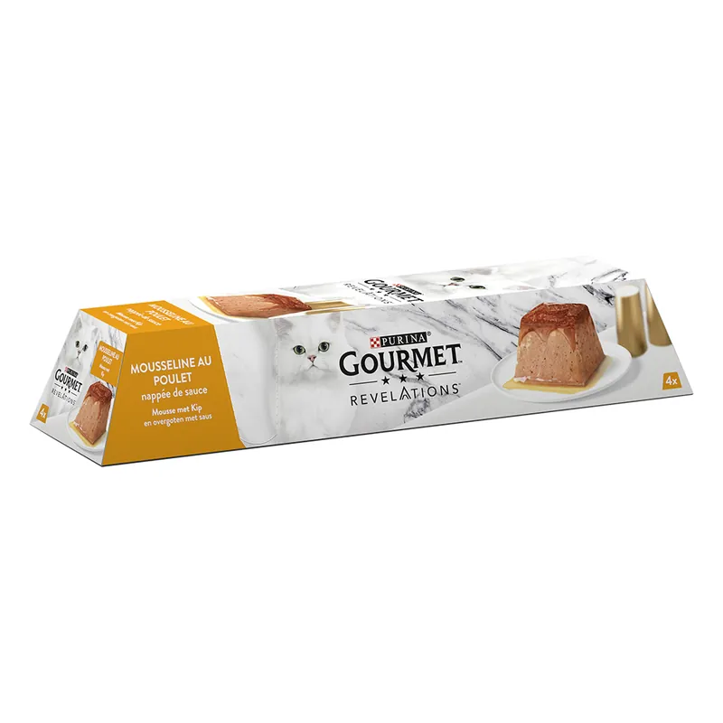 4 x 57 g Gourmet Revelations Mousse – Kyckling | Rea