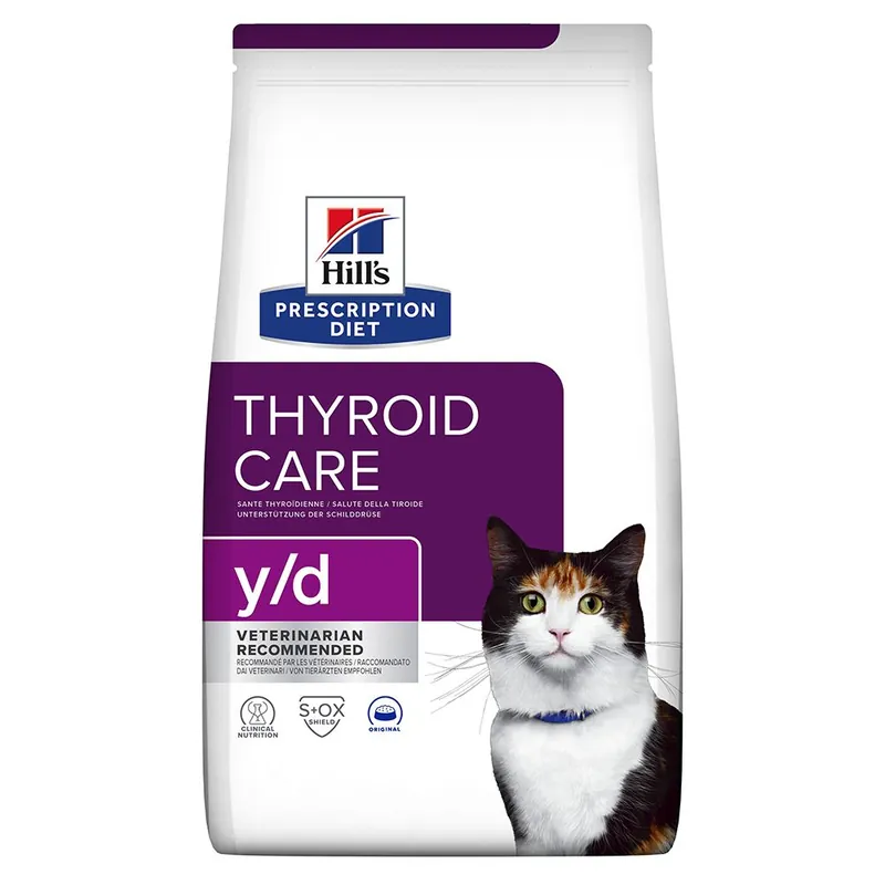 Hill’s Prescription Diet y/d Thyroid Care kattfoder – 3 kg - Erbjudande