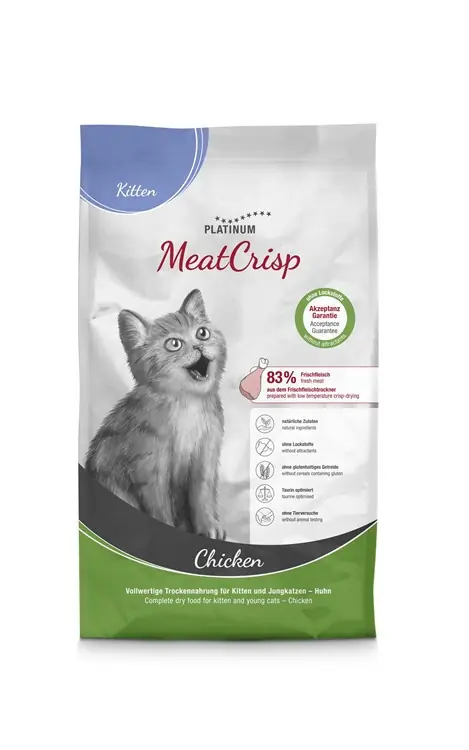 Utförsäljning | Cat MeatCrisp Kitten Chicken Torrfoder – 1,5 kg