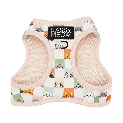 Sassy Meow Cat Harness, Smitten Kittens | I lager