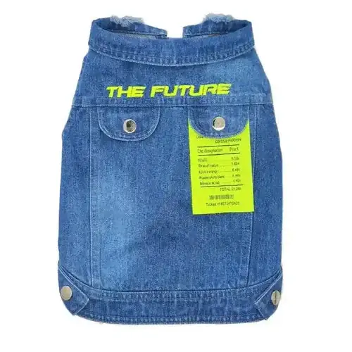 Set Camicetta e Gilet Denim per Cani Modello ”Punch” - Endast ett fåtal kvar