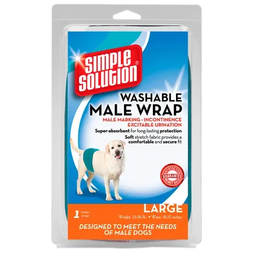 Specialpris - Simple Solution Washable Male Wrap Size Large
