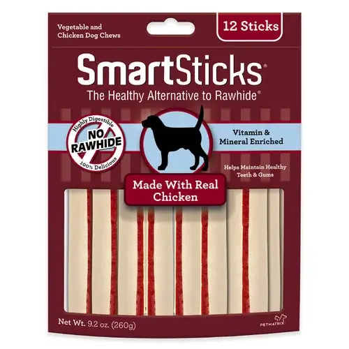 SmartBones Chicken SmartSticks Dog Treats - Skynda dig