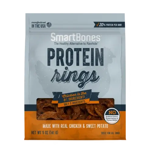 Premiumkvalitet - SmartBones Protein Rings Chicken & Sweet Potato 5oz