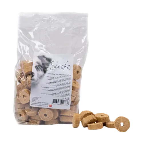 Snack it – Soft Rings m. Kyckling 500g - Superpris