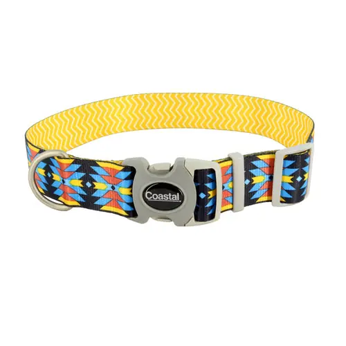Bra pris | Sublime® Adjustable Dog Collar Aztec Medium